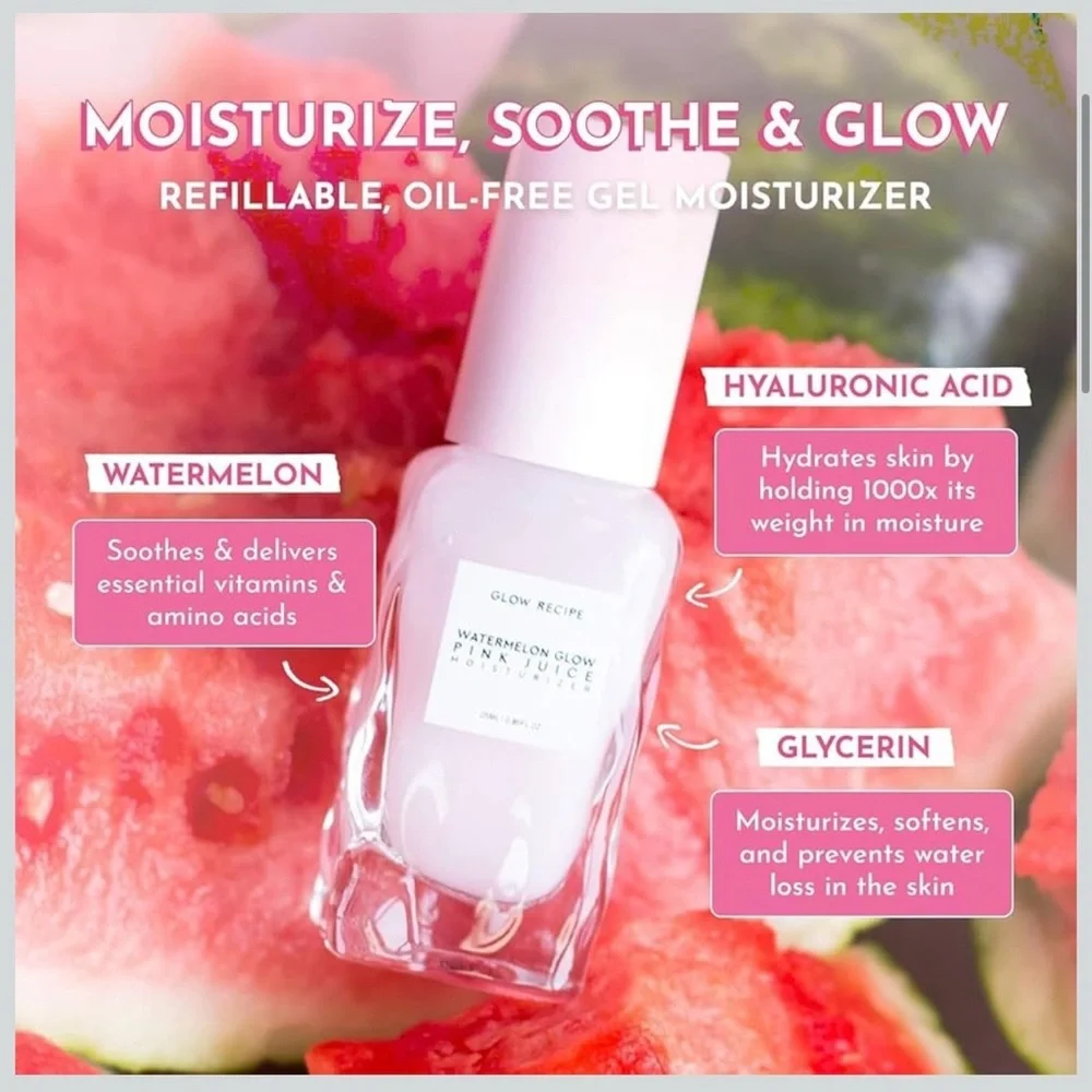 Glow Recipe Watermelon Glow Pink Juice Moisturizer ( NEW NO BOX)